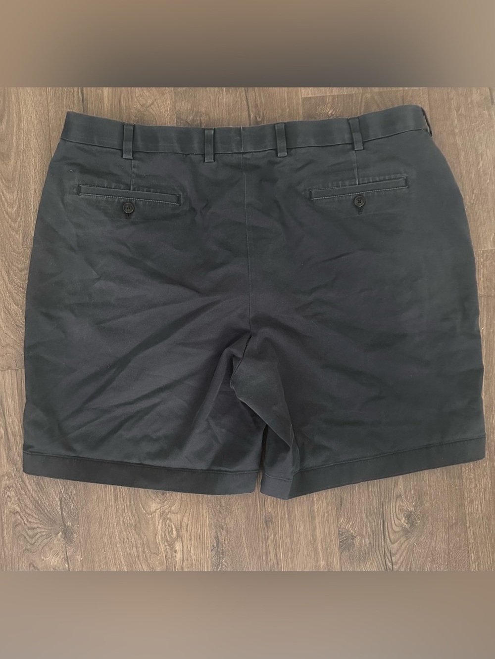 Men's Brooks Brothers Navy Chino Shorts - Picture 2 of 6